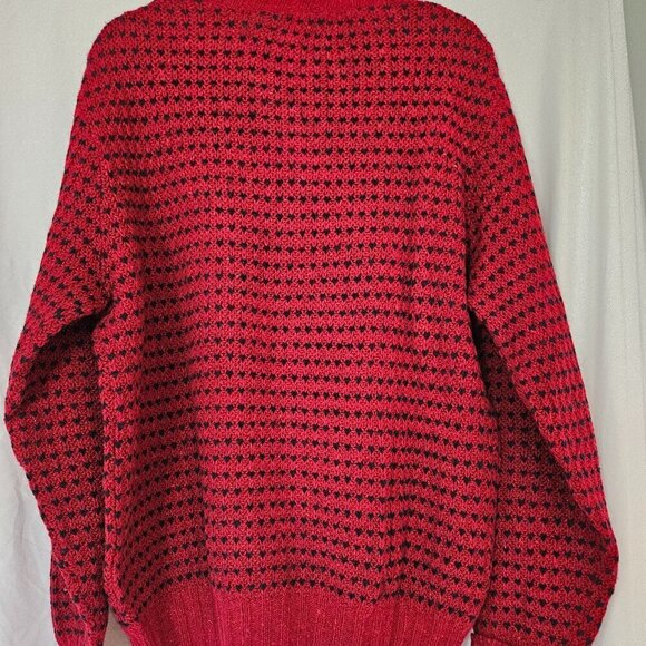 Vintage Lake Harmony Rowing Club Grandpa Wool Blend Knit Sweater - Picture 3 of 5